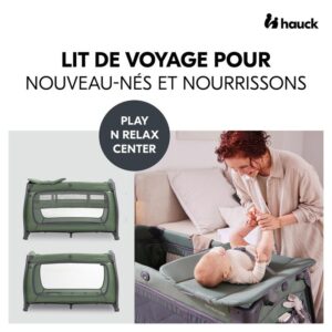 Lit parapluie Play N Relax Center Dark Green - HAUCK