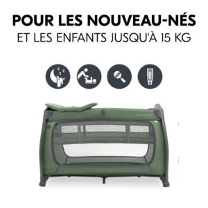 Lit parapluie Play N Relax Center Dark Green - HAUCK