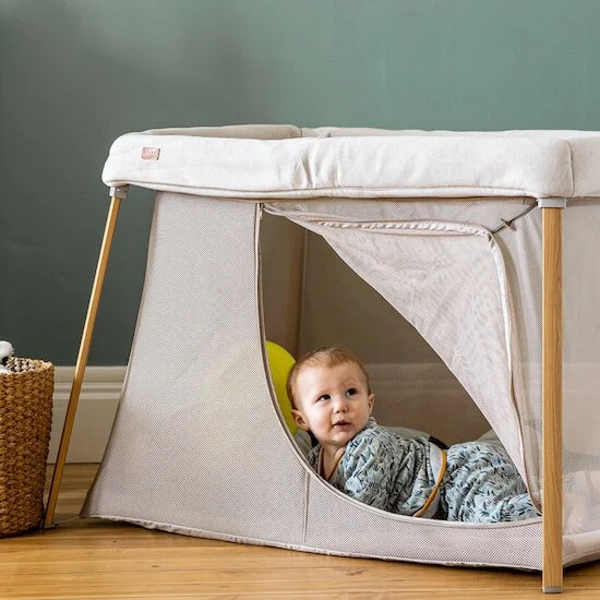 Lit Parapluie 3 en 1 Eazy Sleep Argile Gazelle - BEABA