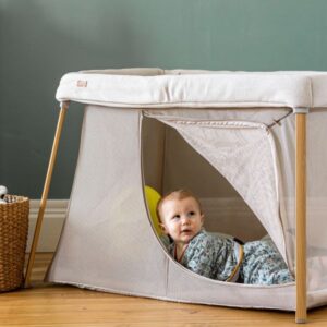 Lit parapluie évolutif 3 en 1 Eazy Sleep Argile / Gazelle
