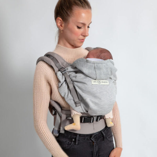Porte-bébé HoodieCarrier 2 - Gris Athlétique 0-36m