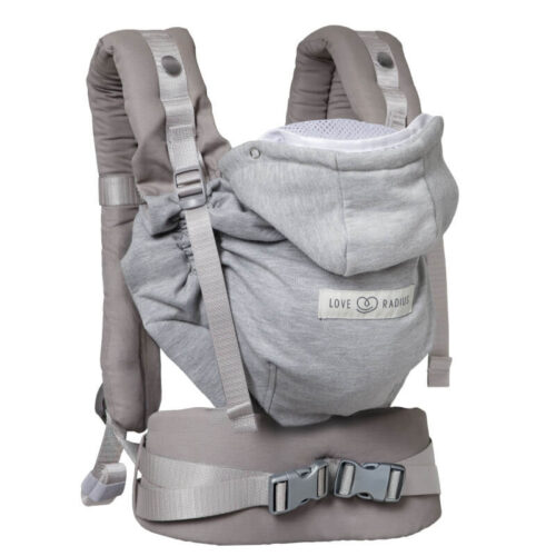 GGGGGGGGG Porte-bébé HoodieCarrier 2 - Gris Athlétique 0-36m