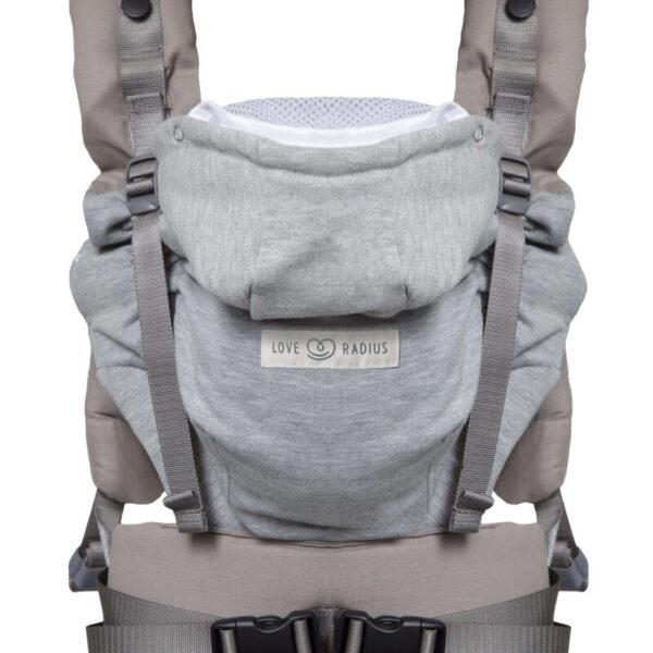 Porte-bébé HoodieCarrier 2 - Gris Athlétique 0-36m