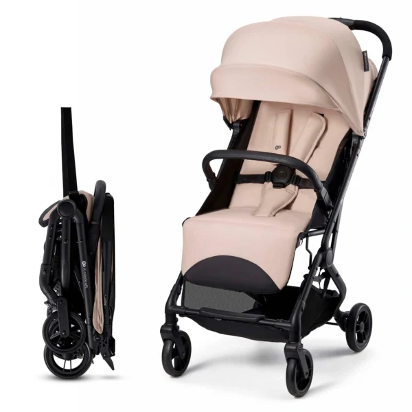 b Poussette citadine légère et compacte INDY 3 - Beige