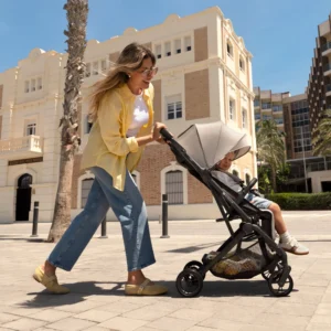bbbb Poussette citadine légère et compacte INDY 3 - Beige