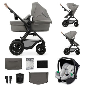 Poussette Trio MOOV 2 AIR - Gris clair