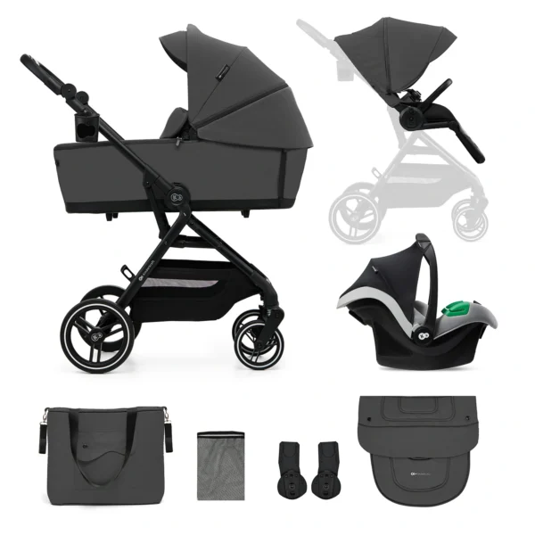 Poussette 3en1 YOXI - Gris