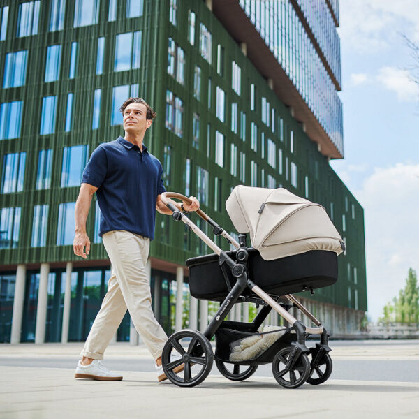 Poussette Trio MOOV 2 AIR - Gris clair