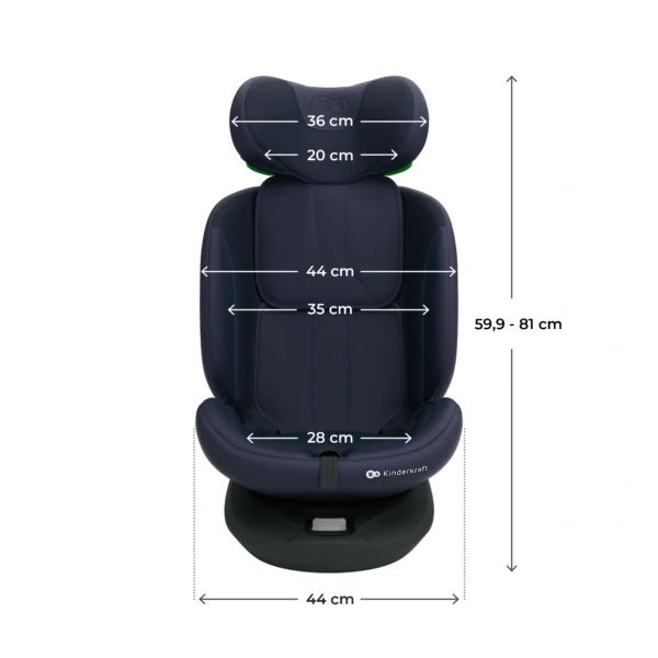 Siège auto I-GROW 2 PLUS - Gris