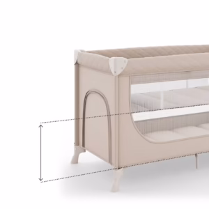 Lit bébé et lit de voyage 2 en 1 LEODY UP - Beige