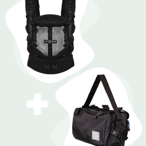 pack-porte-bebe-physiocarrier-2-caravanbag-noir Pack porte-bébé PhysioCarrier 2 + CaravanBAG Noir 0-36m