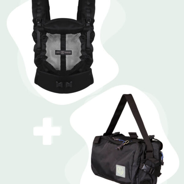 pack-porte-bebe-physiocarrier-2-caravanbag-noir Pack porte-bébé PhysioCarrier 2 + CaravanBAG Noir 0-36m