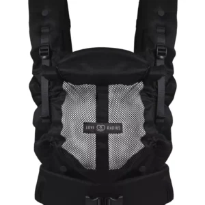 Porte-bébé PhysioCarrier 2 BLACK - Fenêtre d'aération 0-36m