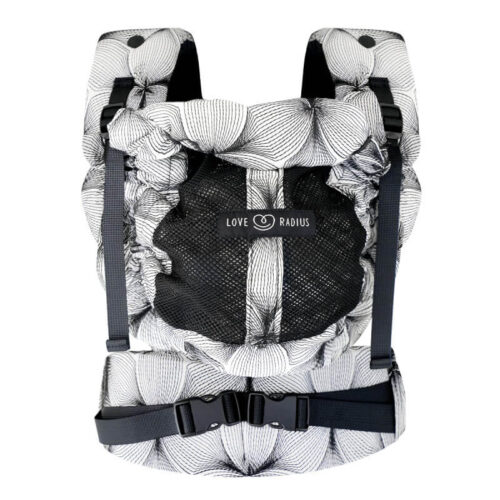 Porte-bébé PhysioCarrier 2 BLACK ORCHID - Fenêtre d'aération 0-36m