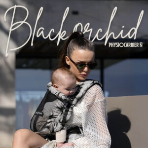 porte-bebe-physiocarrier-2-black-orchid Porte-bébé PhysioCarrier 2 BLACK ORCHID - Fenêtre d'aération 0-36m