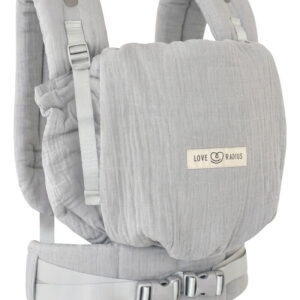 Porte-bébé PhysioCarrier 2 Grey (gaze de coton) - Fenêtre d'aération 0-36m
