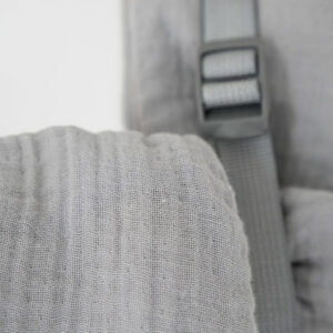 Porte-bébé PhysioCarrier 2 Grey (gaze de coton) - Fenêtre d'aération 0-36m