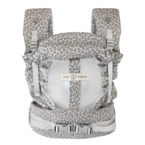 Porte-bébé PhysioCarrier 2 Leopard - Édition limitée - Fenêtre d'aération 0-36m