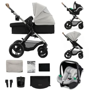 Poussette multifonctionnelle 3en1 MOOV 2 XL - Gris